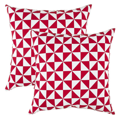 Windmill Accent Decorative Cotton Cushion Covers (Pack of 2) - TreeWool